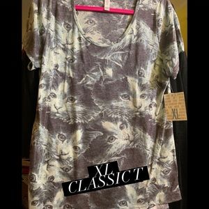 Cat Lovers! Lularoe Classic T X Large